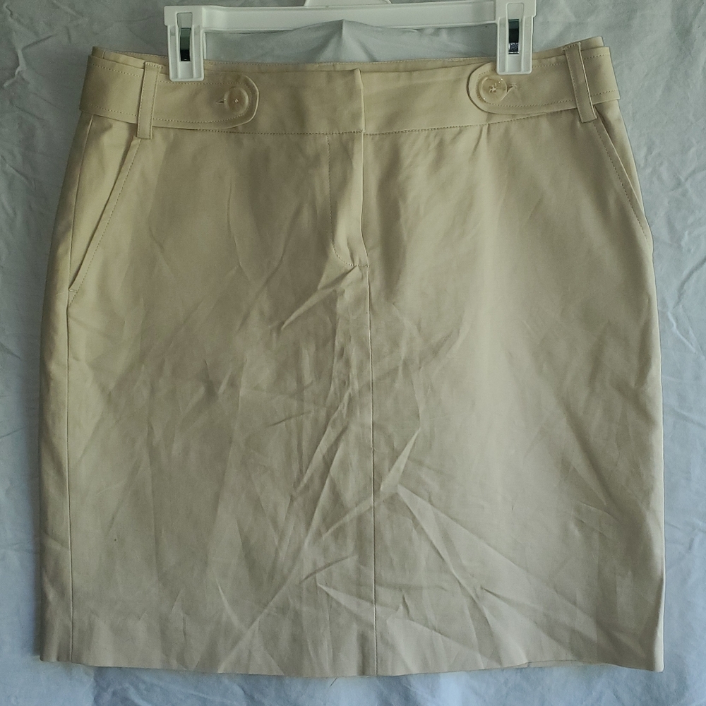 Rafaella khaki skirt, size 12